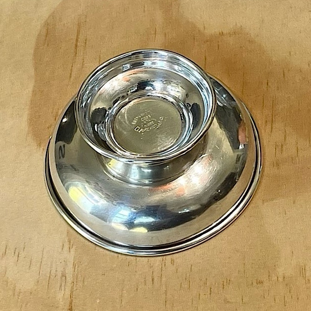 Vintage Mexico Sterling Silver Bowl 3” diameter - Picture 2 of 9